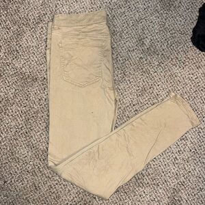 Khaki American Eagle Skinny Pant